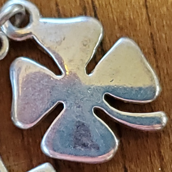 Charm Bracelet - Heart, Cross, and Clover - Picture 4 of 6